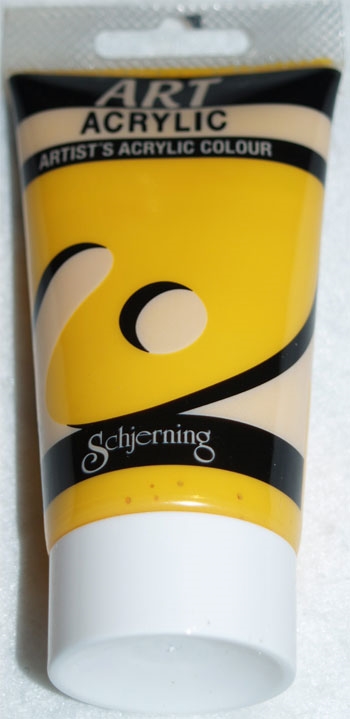 Schjerning Art Acrylic kadmium gul mørk